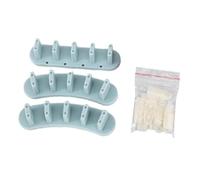 Sharplace 2x Présentoir de Nail Art En Acrylique, 3 Pièces, Fournitures de Nail Art Réutilisables pour Vernis à Ongles En Gel, Support D'exposition de Pointes