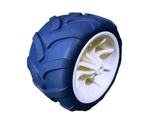 Sharplace 2X Roulette Pivotante en PU Solide pour Chariot de Plage, Remplacement Direct, Facile à Installer, Chariot Pliant de Camping en Plein Air