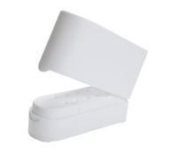 Sharplace 2x Support de Foret à Ongles, Organisateur pour Foret pour Ongles, Stockage de 12 Trous, Présentoir Anti-poussière, Soins Des Ongles, Têtes de Polissa