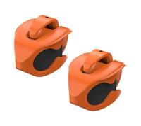 Sharplace 2X Supports de Cannes à pêche, Clips de Fixation, Supports de Cannes à pêche, Rangement, réglables, au Sol, multifonctionnels, Accessoires, Clips de, Orange
