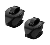 Sharplace 2X Supports de Cannes à pêche, Clips de Fixation, Supports de Cannes à pêche, Rangement, réglables, au Sol, multifonctionnels, Accessoires, Clips de, Noir