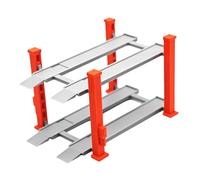 Sharplace 2x Vitrine de Modèle de Véhicule Moulé sous Pression à L'échelle 1:64, Présentoir de Modèle de Voiture En Alliage, Présentoir de Jouets,