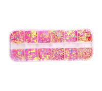 Sharplace 2x12 Couleurs Paillettes Paillettes Papillon Flocons Nail 3D 07, 3 pièces