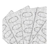 Sharplace 2x50 Pièces Papier de Verre Auto-adhésif pour Poussoir à Ongles, Lime En Flocons pour Couper Les Ongles, Papier de Verre Pré-polissage, Poussoir à