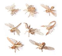 Sharplace 2xChildren 3D Puzzle En Bois Modèle D'insecte Kit D'assemblage Enfants Insectes éducatifs D, 3 pièces