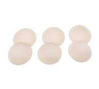 Sharplace 3 Paires de Coussinets de Soutien-Gorge Rondes Réutilisable et Lavable Approprié Au Maillot de Bain à, Beige, 11.5cm