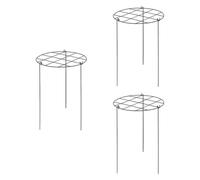 Sharplace 3 pièces de Support de Pivoine Cages de Support de Plante Plantes à métaux Metal Frame élégante Grow à Travers des cerceaux pour la Courte de la Cour, Grille