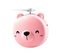 Sharplace 3x Miroir de Maquillage de Voyage éclairé Par LED, Miroir de Sac à Main USB avec Fonction Lumière et Ventilateur, Miroir Compact pour Pique-nique