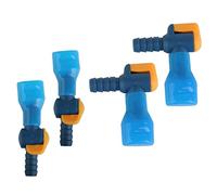 Sharplace 4 Pcs Valve Conduite Poche D'hydration Sac d'eau Buse Tuyau avec Soupape Commande