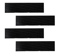 Sharplace 4 Pièces Ciel/Gris Diamant Rainuré Antidérapant EVA Surf Skimboard Planche de Surf Kiteboard Traction Pad Bar Deck Grip Cushion Tail Pads, Noir, 31 x 8 x 0,5 cm