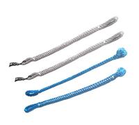 Sharplace 4PCS Kiteboarding Pigtails Kitesurf Kite Pigtails 1000KG pour Bar Repair, Bleu Gris