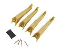 Sharplace 4pcs Patin Train d'Atterrissage Roulement Props Accessoires pour Hubsan X4 H501S H501C Drone Quadcopter - Or