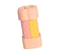 Sharplace 4x Bouteilles de Shampoing de Voyage En Silicone, Essentiels de Voyage, 2oz, Incassables, Gain de Place, Conteneurs de Taille de Voyage pour Articles, Rose