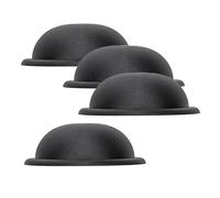 Sharplace 4X Pied de Valise Pieds latéraux de Valise Universel Goujon de Bagage Pied de Remplacement Simple résistant à l'usure Goujons de Fond de Bagage Noirs, modèle B