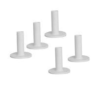 Sharplace 5 Pièces Para Golf en Caoutchouc Practice Para Golf Practice Tee Titulaire Tees Outil Blanc