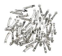 Sharplace 50 Pcs Barrette à Cheveux Support Pinces Clips Fournitures artisanale Bandeau, 7 * 58mm