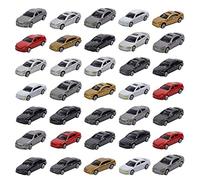 Sharplace 50 Pièces Ho échelle Voiture 1/75 Architecture Train Paysage