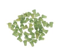 Sharplace 50Pcs Carpe de Pêche Rigs Anneaux Butées Crochet en Caoutchouc Tige de Pêche