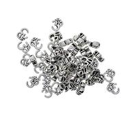 Sharplace 50Pcs Yoga Om Perles, Perles En Bail, Perles Spacer, Perles En Suspensions, Breloques Pendentif Bracelet Européen Pendentif