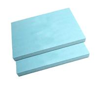 Sharplace 5pcs Plaque de de Haute Densité Polystyrène Multifonctionnel Bricolage Table de Sable 29.5x20x3 cm Bleu