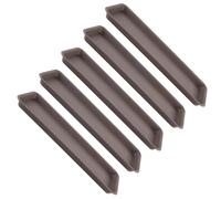 Sharplace 5X Planifications de soucoupes de Planter Planter compacts rectangulaires Robustes en Pot de soucoupes de Plante Plateaux d'égoutte, Gris