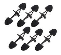 Sharplace 6 Paires Boutons à Bascule en Corne pour Coat de Boucle, Noir, 16x4cm