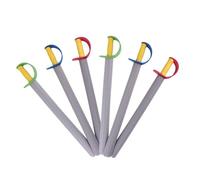 Sharplace 6 pièces Jouet épée de Chevalier en Mousse, Fausses épées Chevalier Pirate Jeu de rôle Cosplay fêtes faveur pour la décoration Fournitures