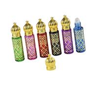 Sharplace 6x bouteilles à rouleaux d'huile essentielle