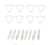 Sharplace 8 Lots Hélices avec Bagues Housses de Protections pour SYAM X20 X202 RC Drone