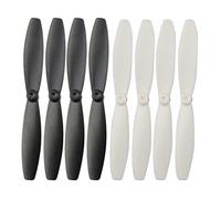 Sharplace 8pcs Hélices Prop RC Drone en Plastique pour Parrot Minidrones 3 Mambo Swing (Noir + Blanc