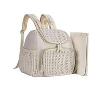 Sharplace à Dos à Langer avec Matelas à Langer, Portable avec Poche latérale, à bandoulière en Nylon, à Dos d'allaitement pour