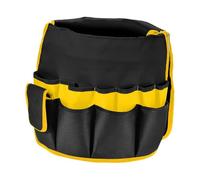 Sharplace à outils de jardinage multi-poches, idéal comme cadeau pour papa. Ce à outils est parfait pour ciseaux et autres accessoires de, Noir Jaune