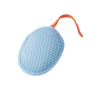 Sharplace à savon en maille, pochette de savon en barre, nettoyage, séchage portable, support en maille, de rangement pour le camping, le gel douche, Bleu