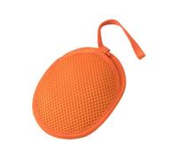 Sharplace à savon en maille, pochette de savon en barre, nettoyage, séchage portable, support en maille, de rangement pour le camping, le gel douche, Orange