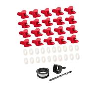 Sharplace Abreuvoirs Horizontaux pour Poulets, Système D'abreuvement Automatique pour Seau pour Poussins, Fournitures pour Volailles, 20 pièces