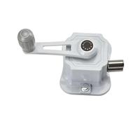 Sharplace Accessoire de cintre à manivelle pour séchoir à vêtements, facile à installer pour porte-vêtements, pièces de réparation en alliage d'aluminium de, Argent