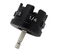 Sharplace Accessoire de foret à écrou pour tiges filetées de 1/4", 3/8" et 1/2". Foret à écrou robuste et rapide pour entrepreneur professionnel, Aluminium