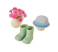 Sharplace Accessoires pour maison de poupée 1:12, jardin de fées, modèle de plantes en pot, statues, cadeau amusant, joli, créatif, artisanat miniature, jouets, Style A