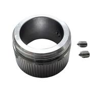 Sharplace Adaptateurs de vanne de chauffage en acier inoxydable, avec 2 vis, antirouille, avec clé hexagonale, bandes verticales, tête de thermostat de vanne de