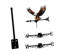 Sharplace Aigle, Ornement en Fer Ferroléum, Rotative pour Toiture, Jardin, Terrasse, Chalet, B