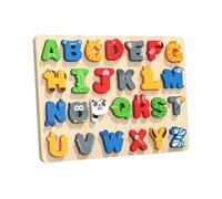 Sharplace Animaux de l'alphabet, Jouet éducatif, Planche de tri, Puzzles Animaux Lettres ABC pour la Maison, la Voiture et Les