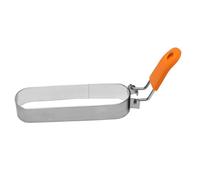 Sharplace Anneau à œufs pour plaque de cuisson, ustensile de cuisine avec poignée, pour omelette, crêpes, crumpets, hamburgers, petit-déjeuner, intérieur, 15 Cm X 6.5 Cm