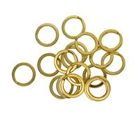 Sharplace Anneaux Brisés pour Porte-Clés, 20 pcs 15mm Plat
