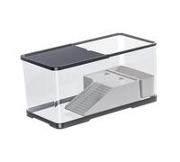 Sharplace Aquarium pour s, avec Plateforme, Robuste et Couvercle, Habitat pour Reptiles, Aquarium pour s, Serpents et Petits Reptiles, Moyen