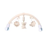 Sharplace Arche de Poussette pour bébé, Jouet Mobile pour bébé, développement précoce, Clip sur Arche Mobile, Accessoire de Berceau Souple, Jouet de siège pour, Ours