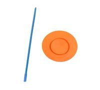 Sharplace Assiette tournante de Jonglerie, bâtons rotatifs, Accessoire de Performance, Assiette de, compétences d'équilibre Multicolores, compétences, Orange
