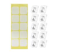 Sharplace Attaches-câbles adhésives, Crochets muraux, Gestion des câbles, Petites Attaches Multifonctions pour de Noël, Supports de câbles, 10 Pièces