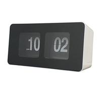 Sharplace Auto Flip Horloge Élégant Moderne Simple Rétro Horloge Vintage Horloge de Bureau Table Limer la Page Horloge Numérique Décoratif de NOËL Cadeaux 【 1, Arrière Blanc