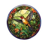 Sharplace Autocollant de fenêtre, autocollant en verre, décoration de fenêtre ronde, PVC, Film de fenêtre statique, autocollant de vitrail, D