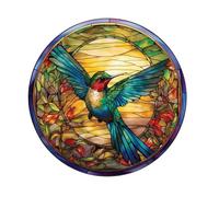 Sharplace Autocollant de fenêtre, autocollant en verre, décoration de fenêtre ronde, PVC, Film de fenêtre statique, autocollant de vitrail, b